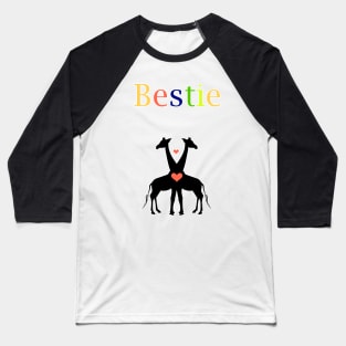 Besties_Giraffe Love Baseball T-Shirt